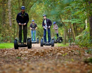  segway nella foresta
